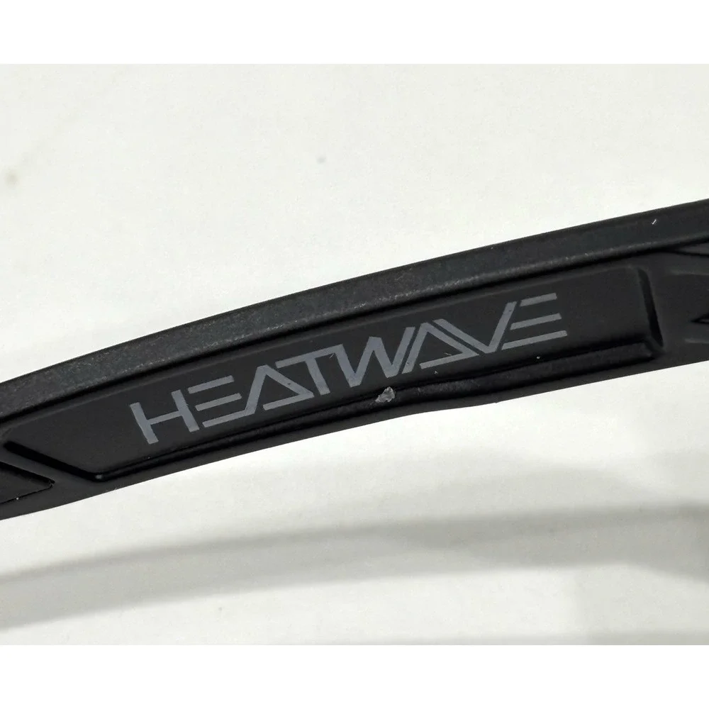 Heat Wave Visual Black Z87+ Shield Safety Sunglasses w/ Pouch & Box